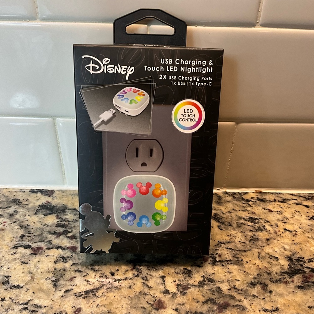 SEND ME OFFER…Disney USB charging & Touch LED nightlight